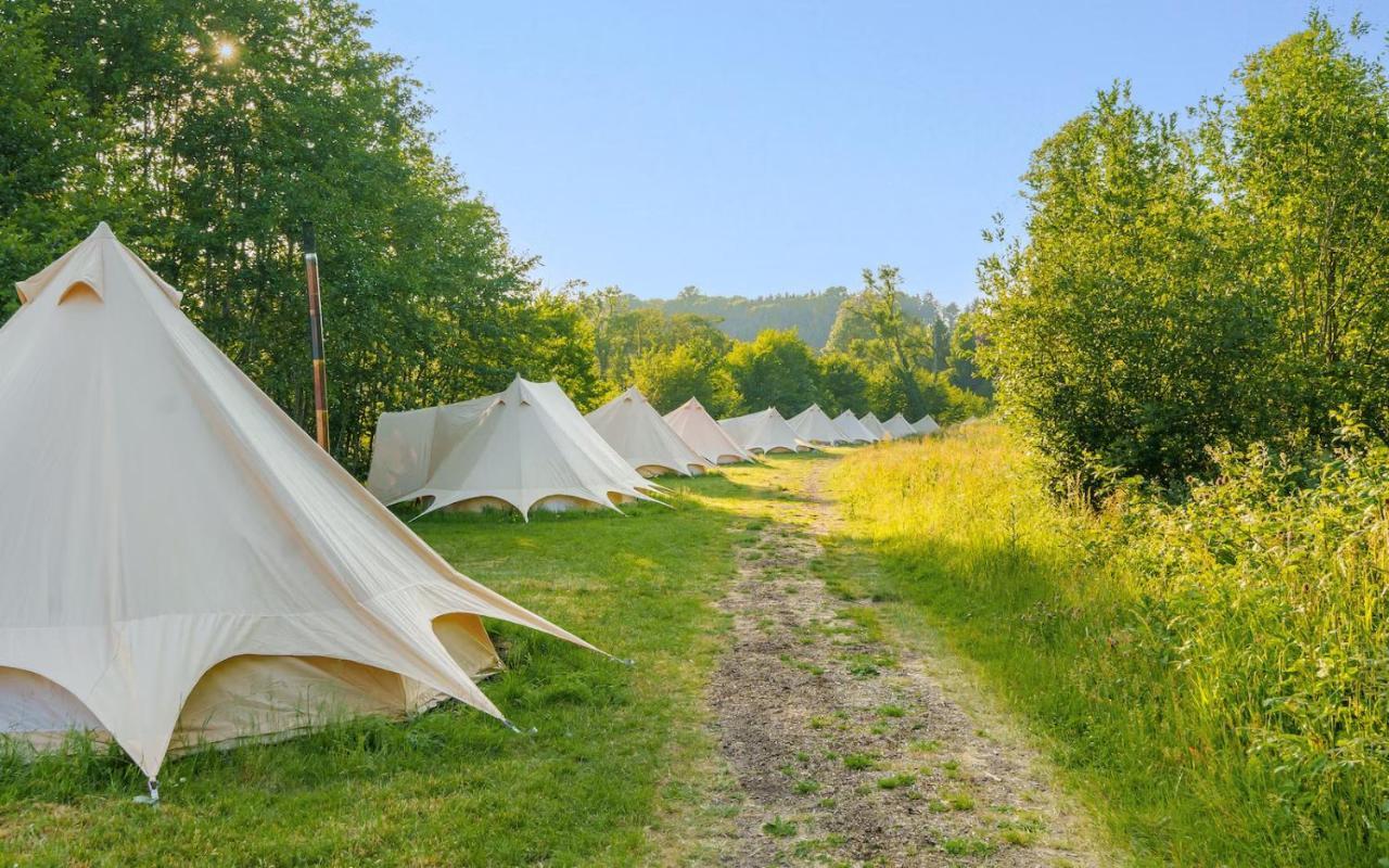 Marston Park - Luxury Lakeside Bell Tents Frome Exterior foto