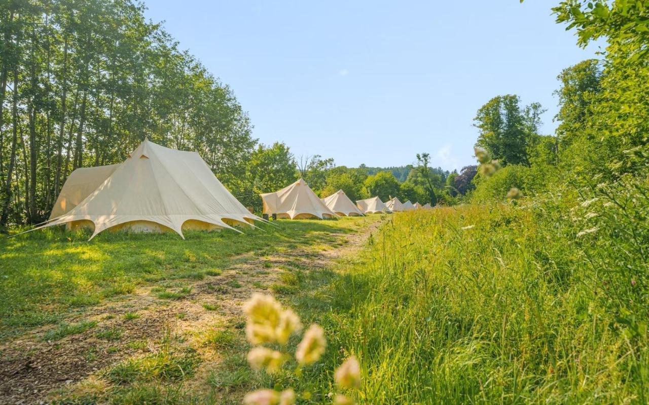 Marston Park - Luxury Lakeside Bell Tents Frome Exterior foto