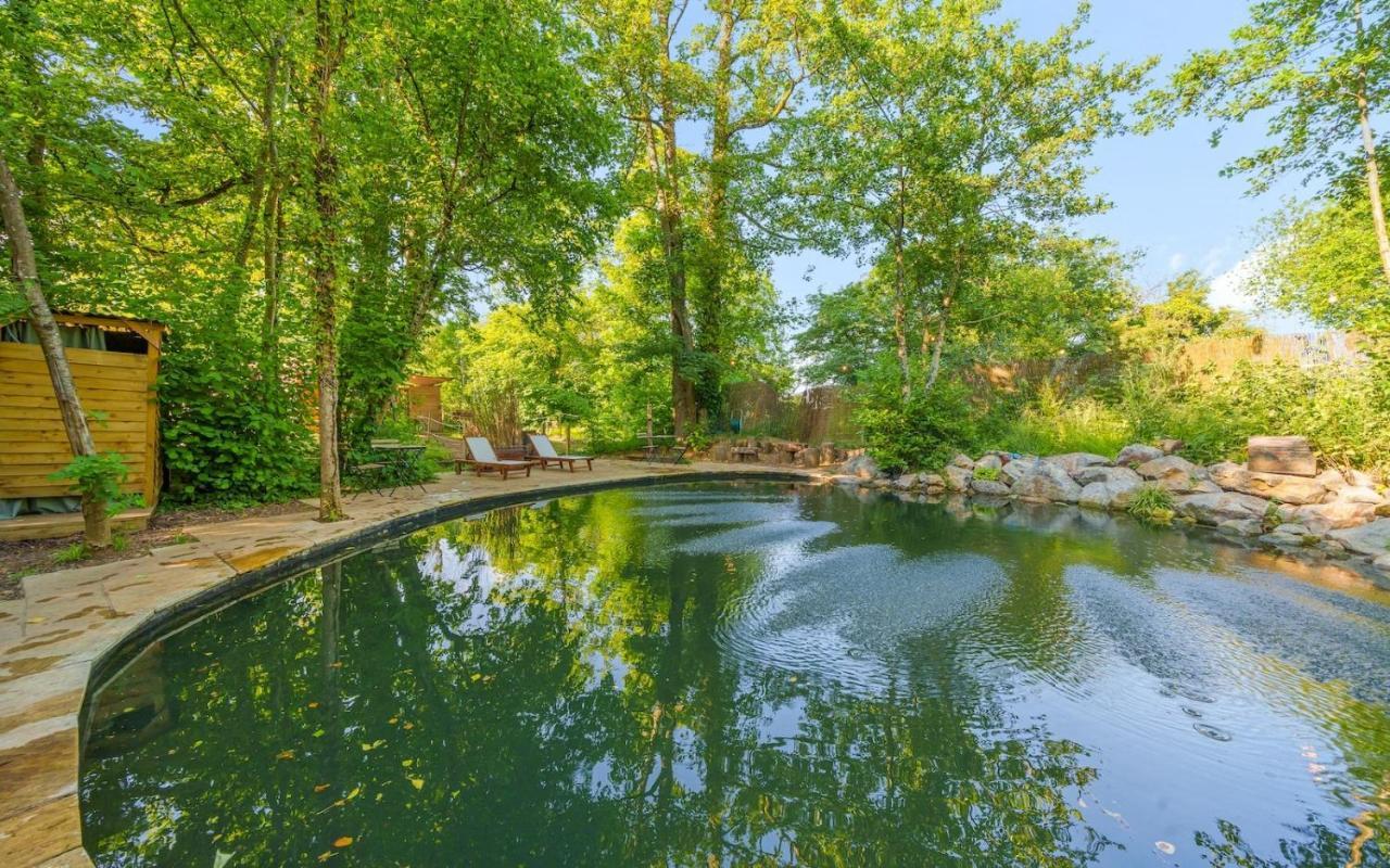 Marston Park - Luxury Lakeside Bell Tents Frome Exterior foto